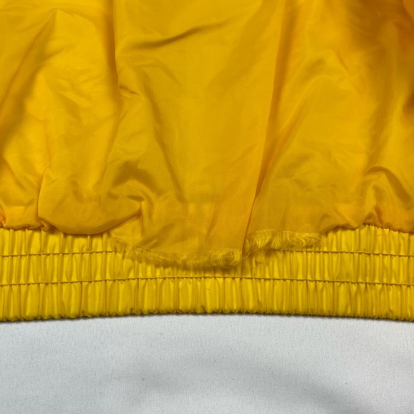 Vtg Ford Thunderbird Mens Hooded Windbreaker Jacket XL Y2K Yellow Full Zip B9 - Picture 10 of 12